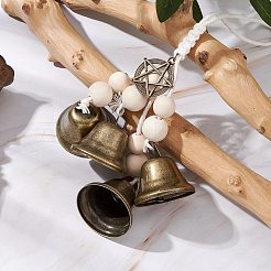 Campana colgante de hierro decoracion&nbsp;HJEW-JM02255