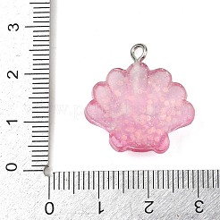 Pendentifs en résine transparente sur le thème de l'océan&nbsp;RESI-I351-03P-02