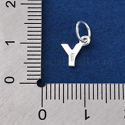 925 breloque lettre en argent sterling&nbsp;LS-STER-C012-01S-Y