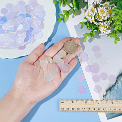 420 ciondolo con paillettes/paillettes in PVC iridescente&nbsp;PVC-WR0001-04