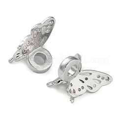 Ciondoli in ottone con zirconi chiari con placcatura a cremagliera&nbsp;KK-B078-03P