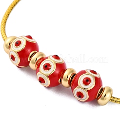 Bracelets européens en laiton&nbsp;BJEW-C080-03G-06