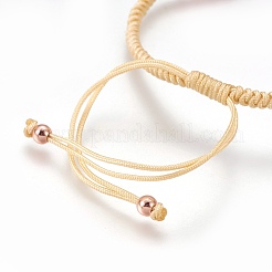 Fabrication de bracelets de perles tressées en nylon&nbsp;BJEW-F360-FRG12