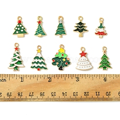 Pendenti smaltati in lega natalizia 20 pz 10 stili&nbsp;FIND-FS0002-64