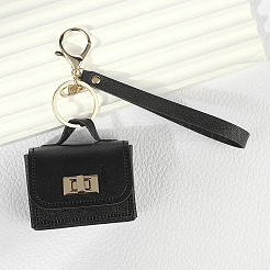 Porte-clés portable en cuir PU&nbsp;FIND-WH20012-89A