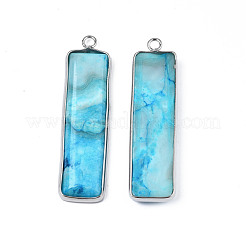 Pendentifs d'agate naturelle&nbsp;G-S359-386F