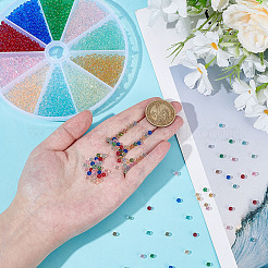 130 g 10 Farben DIY Nail Art Dekoration Mini-Glasperlen&nbsp;MRMJ-PH0003-07