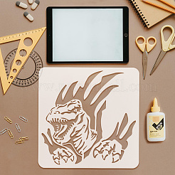 Mascotas ahuecar dibujo pintura plantillas&nbsp;DIY-WH0391-0946