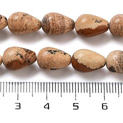 Natürliches Bild Jaspis Perlen Stränge&nbsp;G-B106-A18-02