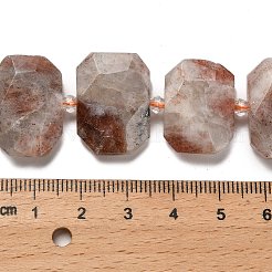Natürliche sunstone Perlen Stränge&nbsp;G-H078-B01-01