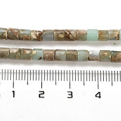 Natürliche Aqua Terra Jaspis Perlen Stränge&nbsp;G-F765-F03-01