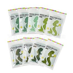 Perline semi di vetro&nbsp;DIY-X0272-3mm-04
