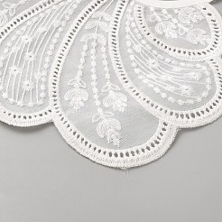 Cols de dame brodés en polyester&nbsp;AJEW-A070-01