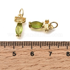 Colgante micropavé cubic zirconia de latón&nbsp;X-KK-C255-15B-03