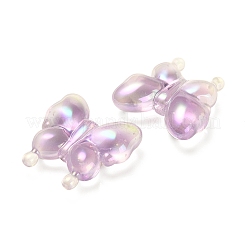 Placage uv lumineux perles acryliques irisées arc-en-ciel&nbsp;LS-OACR-F006-03D