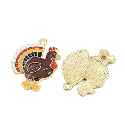 Emaille-Anhänger aus Legierung mit Thanksgiving-Motiv&nbsp;FIND-I065-04H-G