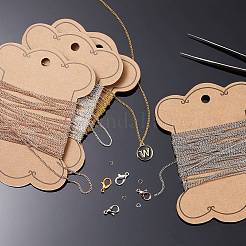 Cadenas de bordillo de latón de 20m 4 colores&nbsp;DIY-SZ0002-03