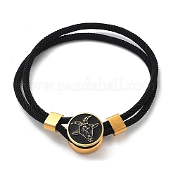 Bracciali multifilo in nylon con costellazione&nbsp;BJEW-U016-01A-08
