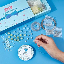 865 kit di gioielli in vetro fai da te&nbsp;DIY-SC0015-16D