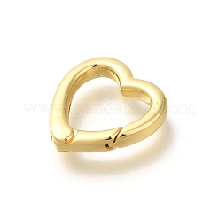 Gestell Plating Herz Messing Feder Tor Ringe&nbsp;KK-Z086-54G-03