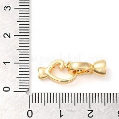 Messing Micro Pave klare Zirkonia Falte über Verschlüsse&nbsp;KK-M270-06G