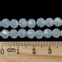Supports de perles de verre imitation jade&nbsp;EGLA-A035-J6mm-D06