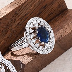 Bagues réglables en laiton avec micro pavé de zircone cubique pour femmes&nbsp;RJEW-C118-08P