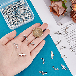 80 pièces 4 styles de liens de composants de lustre en alliage&nbsp;FIND-PH0022-78AS