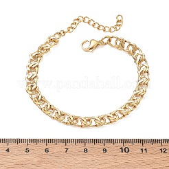 7 mm gedrehte Kettenarmbänder aus Edelstahl 304&nbsp;SA-CBA2696-06G