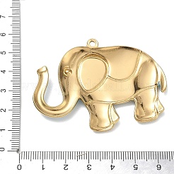 Pendentifs de grande taille en acier inoxydable 304 avec émail et strass en cristal&nbsp;SA-CBAF3AB-02G-01