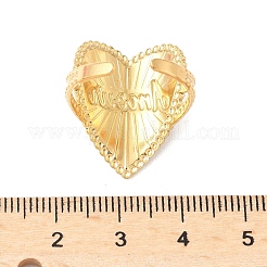 Anelli polsini in acciaio inossidabile 304&nbsp;RJEW-S626-10G-D