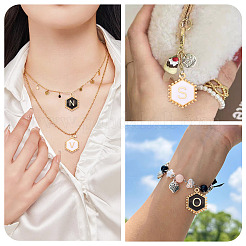 52pcs 2 pendentifs en alliage de couleurs&nbsp;ENAM-TA0002-97B