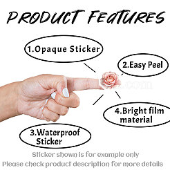 Autocollants décoratifs en papier autocollant&nbsp;DIY-WH0562-080
