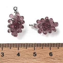 Pendentifs en acrylique transparent &nbsp;AC-CBA07CC-07B