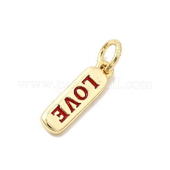 Messing Emaille Anhänger / charms&nbsp;KK-P338-01G-B02