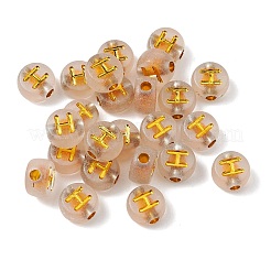 Leuchtende transparente Acrylperlen&nbsp;OACR-P037-01B-H