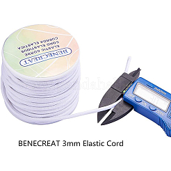 Cordon élastique filé à âme en fibre élastique&nbsp;EC-BC0001-02-3mm