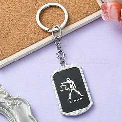 Porte-clés émail alliage&nbsp;KEYC-YW00022-09