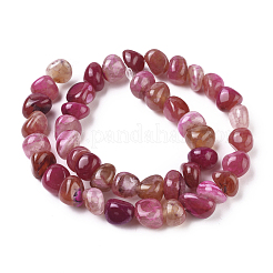 Chapelets de perles d'agate naturelle&nbsp;G-L560-L
