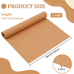 Rouleau de doublure artisanale en cuir mélangé pour sacs et pochettes&nbsp;AJEW-WH0817-023A-01