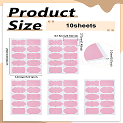 10 Blatt Papierklebeaufkleber&nbsp;DIY-LP0006-19