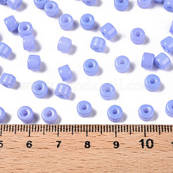 Cuentas de semillas de vidrio con pintura opaca para hornear&nbsp;SEED-T008-02R