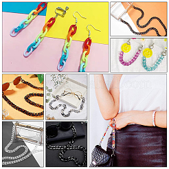 7 Stück 7 Farben Acrylkette Handtaschengriff & Brillenketten&nbsp;AJEW-PH0001-57