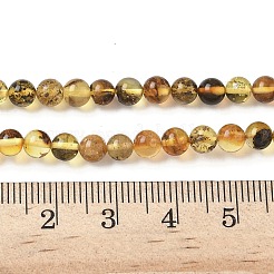 Perles d'ambre naturel brins&nbsp;G-L095-B01-5mm-03