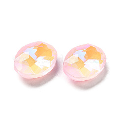 Strass-Cabochons aus Glas im fluoreszierenden Mokka-Stil&nbsp;GGLA-M005-01A-223MK