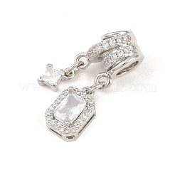Colgante micropavé cubic zirconia de latón&nbsp;KK-Z151-17P