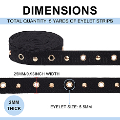 Ruban de coton plat de 5 mètre&nbsp;SRIB-BC0001-16B