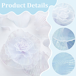 5 m schillernder Organza-Spitzenbesatzstoff&nbsp;DIY-WR0003-70