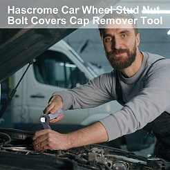 4 Stück Hascrome Auto-Radbolzenmutter-Schraubenabdeckungen Kappen-Entferner-Werkzeug&nbsp;TOOL-UN0001-65