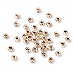 Entretoises en perles remplies d'or jaune&nbsp;X-KK-G159-3x1.5mm-1